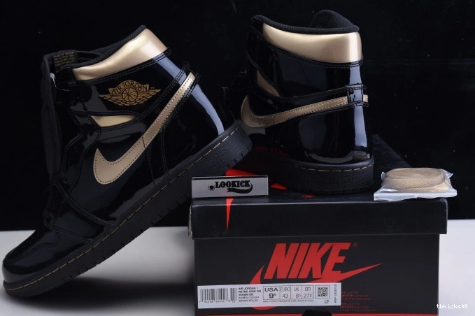 Rep TBkick 555088-032 GOLD BLACK JORDAN (2020) AIR METALLIC HIGH RETRO 1 0819